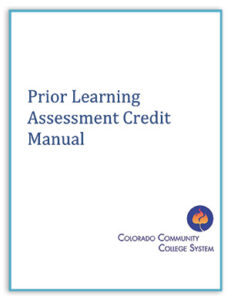 Cover of the CCCS Prior Learning Assessment Credit Manual