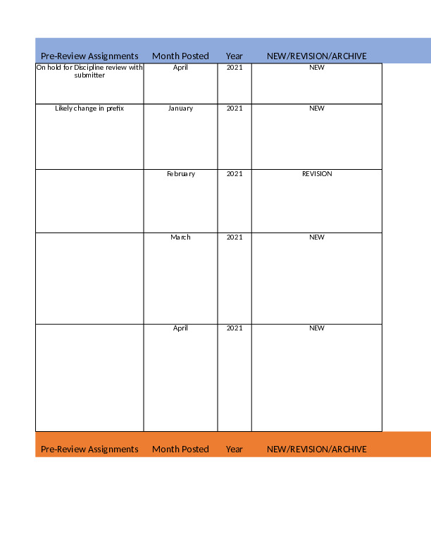 August 2021 Bulletin Board Excel