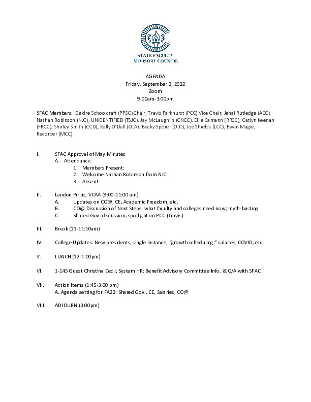 2022-09-02 SFAC Agenda PDF
