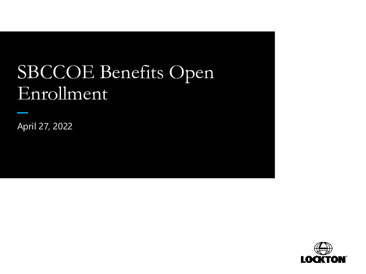 2022 CCCS Open Enrollment Presentation PDF