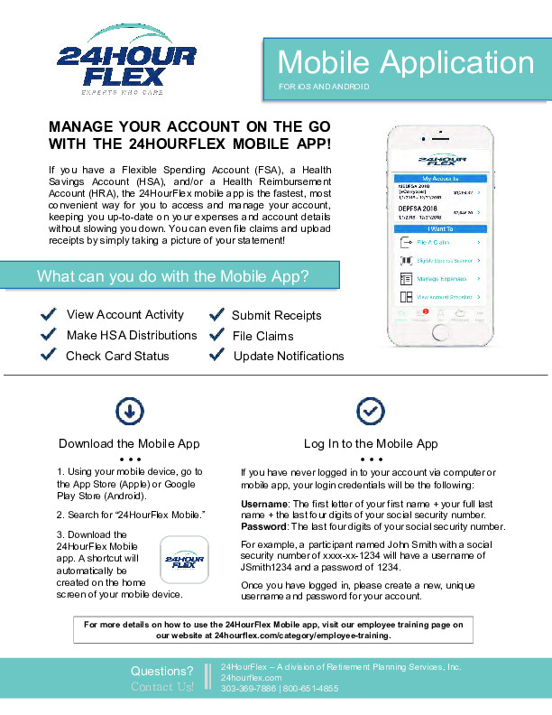 24Hour Flex Mobile App PDF